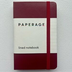Paperage pocket lined notebook